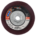 Weldcote Surface Cond. Wheel 4-1/25/8-11 Maroon Aluminum Oxide Fine Discs T27 11183